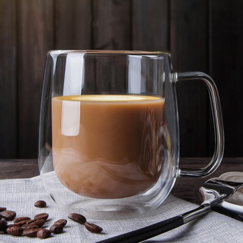 Lemon Tea Coffee - 80-650ml parede dupla caneca de vidro