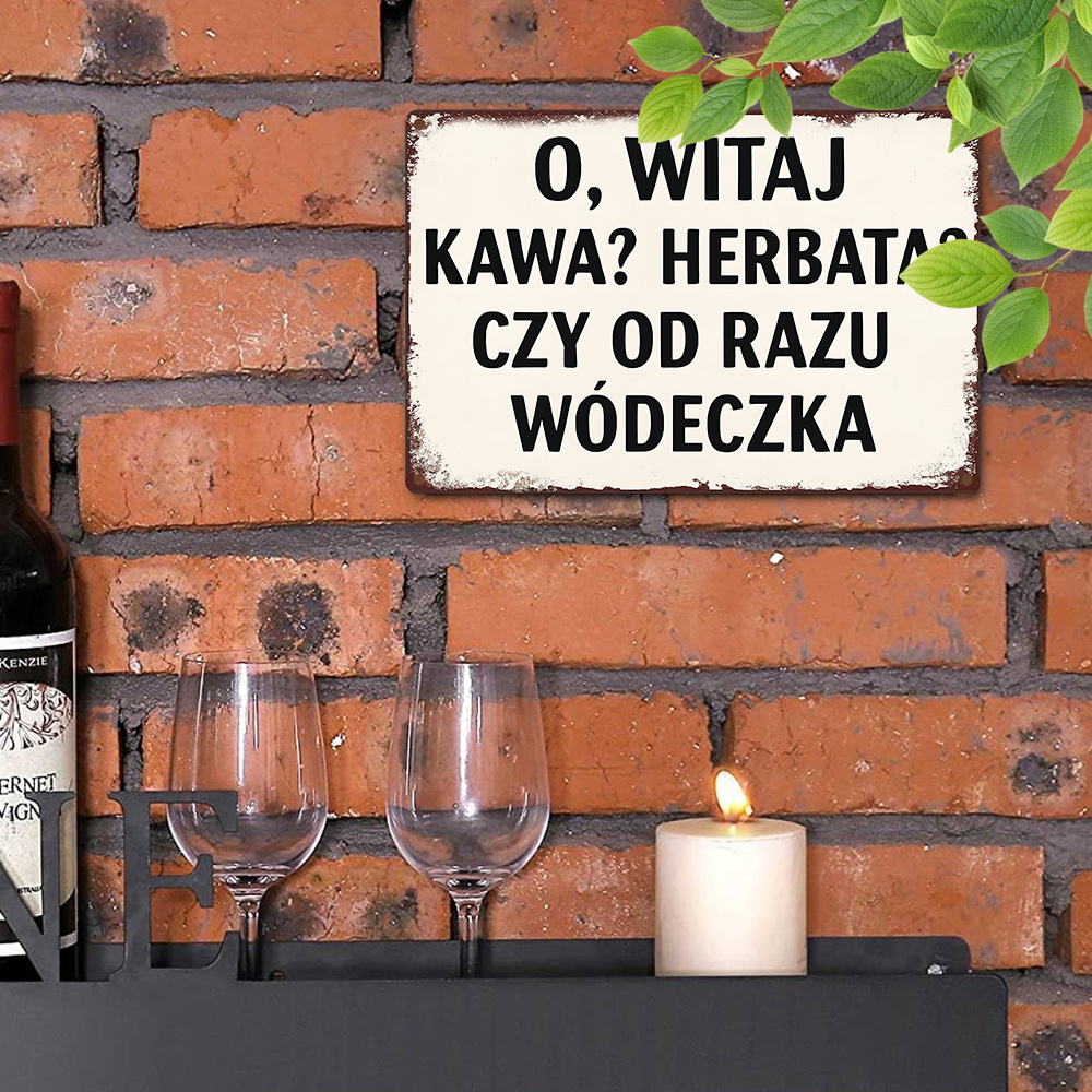 Coffee Tea Vodka - Citação Engraçada em Polonês: Oh, como