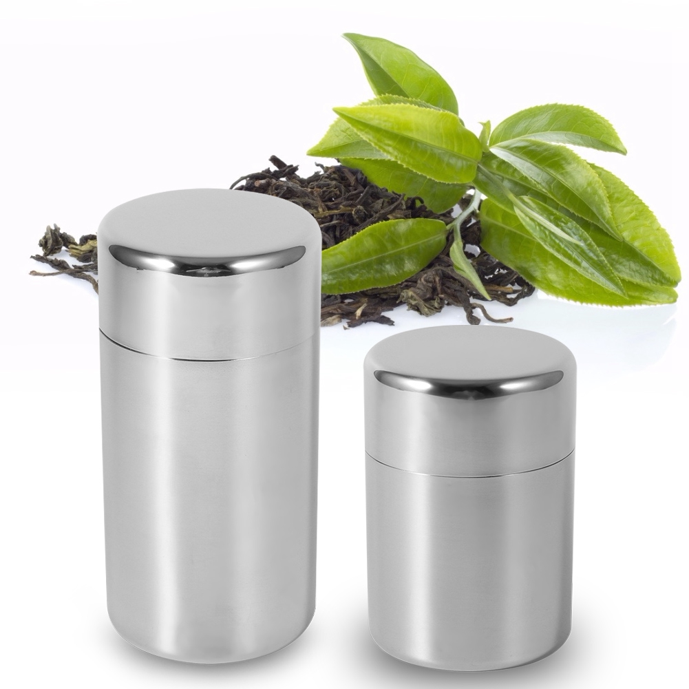Coffee Tea Sugar - Latas de Aço Inoxidável para Chá,