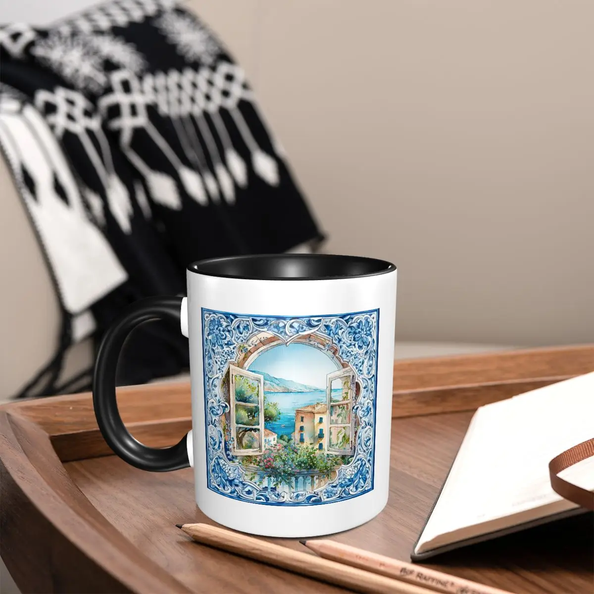 Lemon Tea Coffee - Canecas de Cerâmica Engraçadas com Mosaico