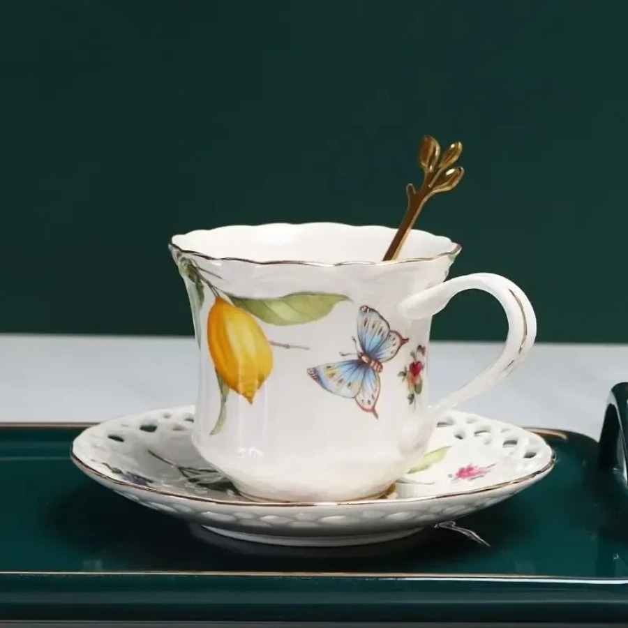 Lemon Tea Coffee - Estilo europeu conjunto de xícara de