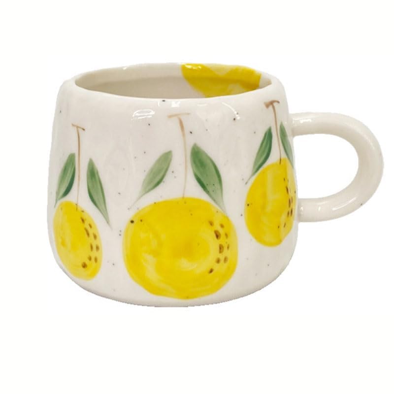 Lemon Tea Coffee - Caneca de Café 12oz, Copo Cerâmico