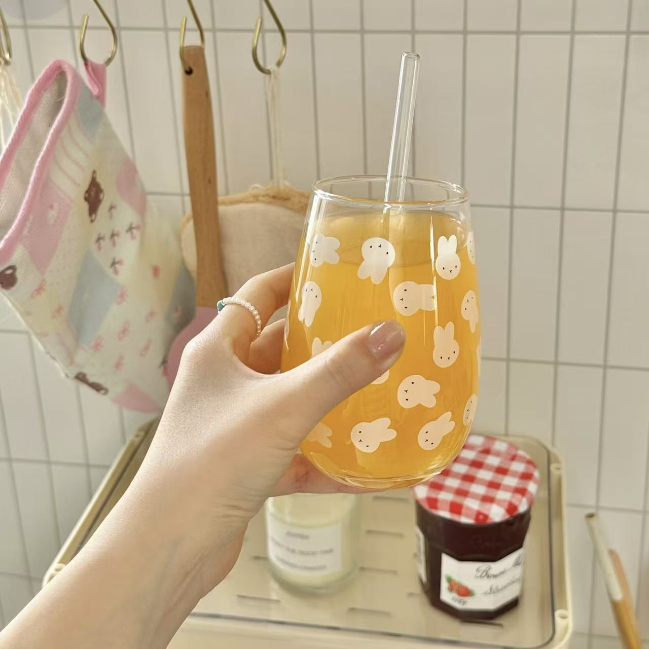 Copo de Vidro com Estampa do C - Coffee Tea avaliação e preço