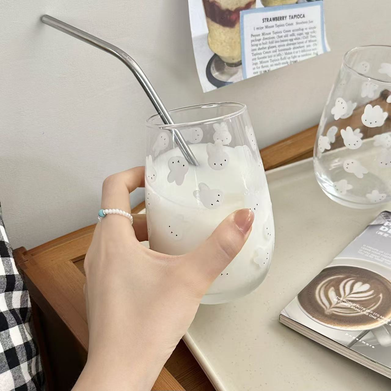 Copo de Vidro com Estampa do C - Coffee Tea avaliação e preço