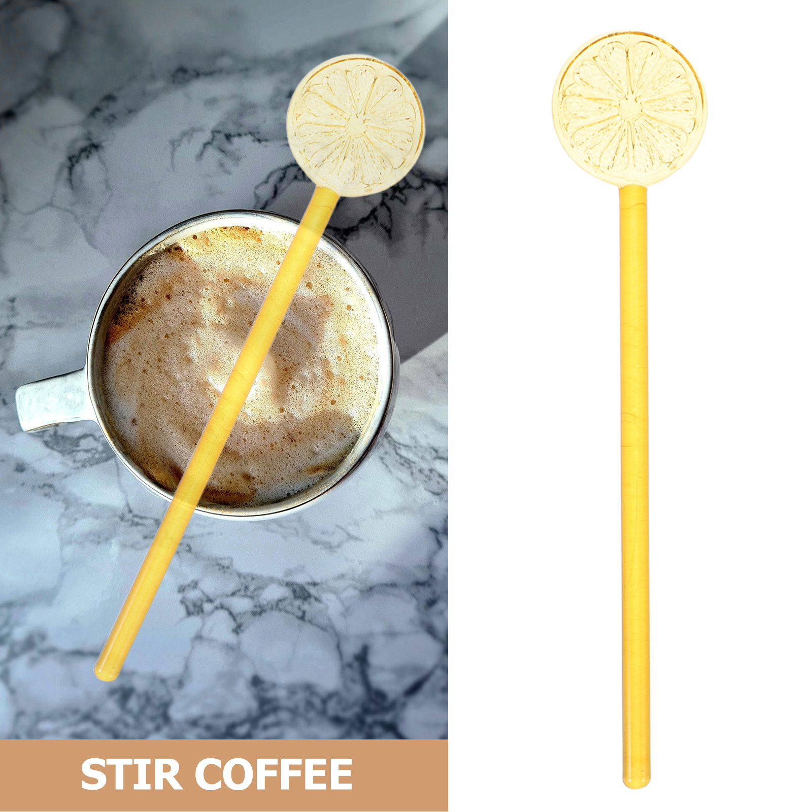 2 Peças de Hastes de Vidro par - Lemon Tea Coffee avaliação e preço
