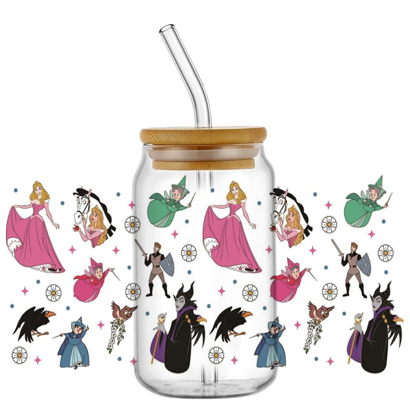 Adesivos UV DTF com design de  - Coffee And Tea Glass avaliação e preço