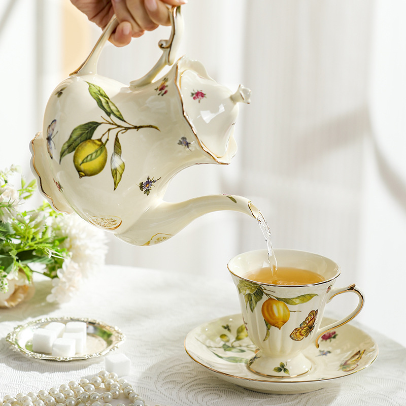 Conjunto de Chá Estilo Campest - Lemon Tea Coffee avaliação e preço