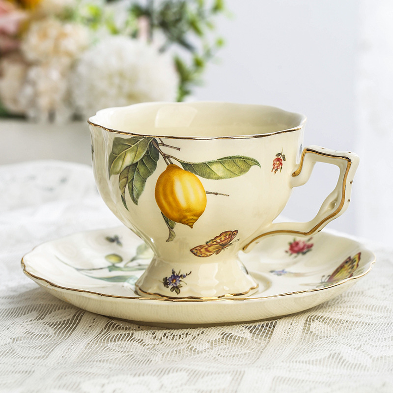 Conjunto de Chá Estilo Campest - Lemon Tea Coffee avaliação e preço