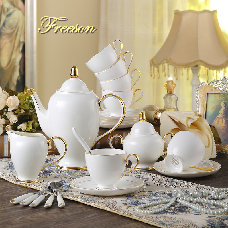 Graça Bone China Conjunto De C - Coffee Tea Sugar avaliação e preço