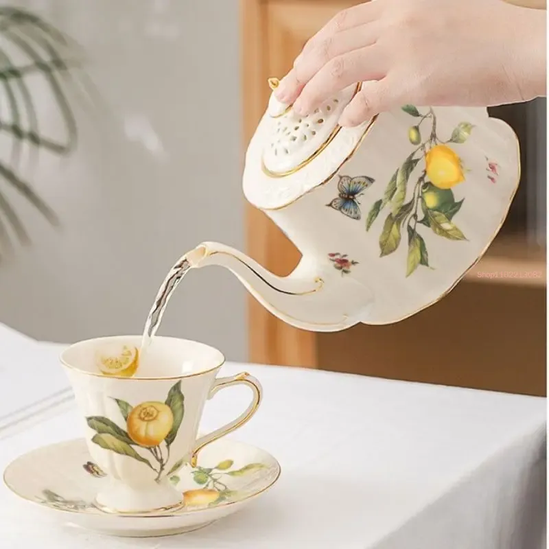 Caneca Cerâmica com Prato De S - Lemon Tea Coffee avaliação e preço