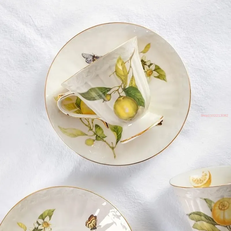 Caneca Cerâmica com Prato De S - Lemon Tea Coffee avaliação e preço