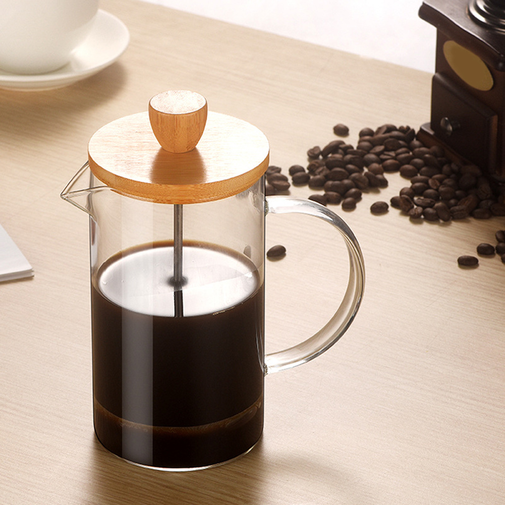 Pote de prensa de filtro franc - Coffee And Tea Glass avaliação e preço