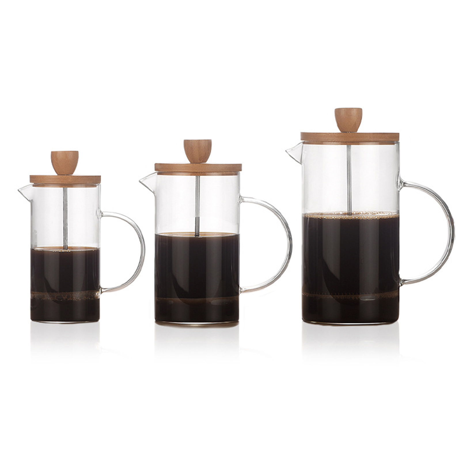 Pote de prensa de filtro franc - Coffee And Tea Glass avaliação e preço