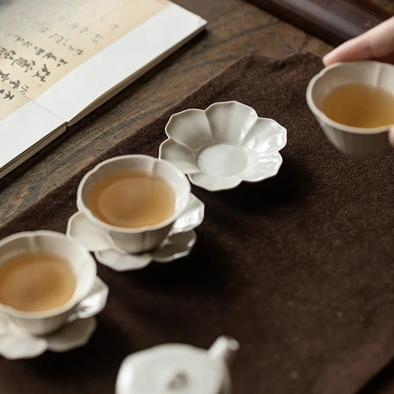 Planta cinza girassol coasters - Coffee Tea Sugar Set avaliação e preço