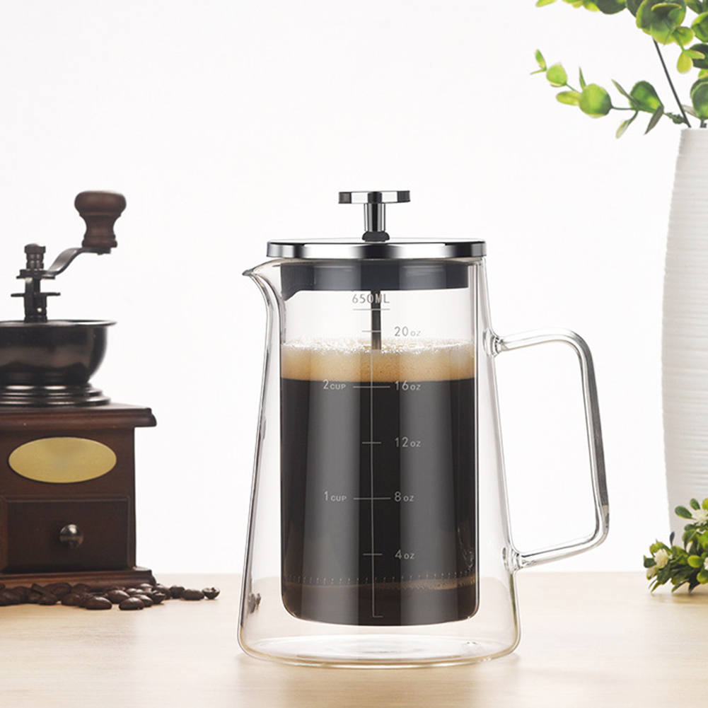 Pote de imprensa francesa de c - Coffee And Tea Glass avaliação e preço