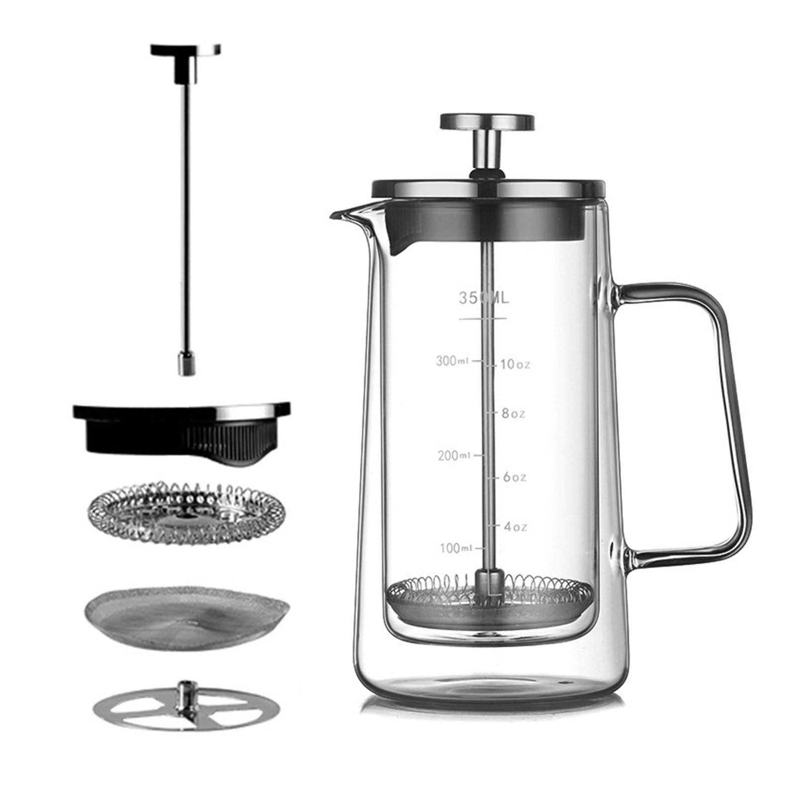 Pote de imprensa francesa de c - Coffee And Tea Glass avaliação e preço