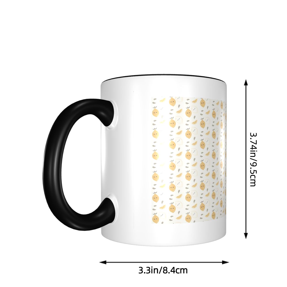 Caneca com Padrão de Limão Eng - Lemon Tea Coffee avaliação e preço