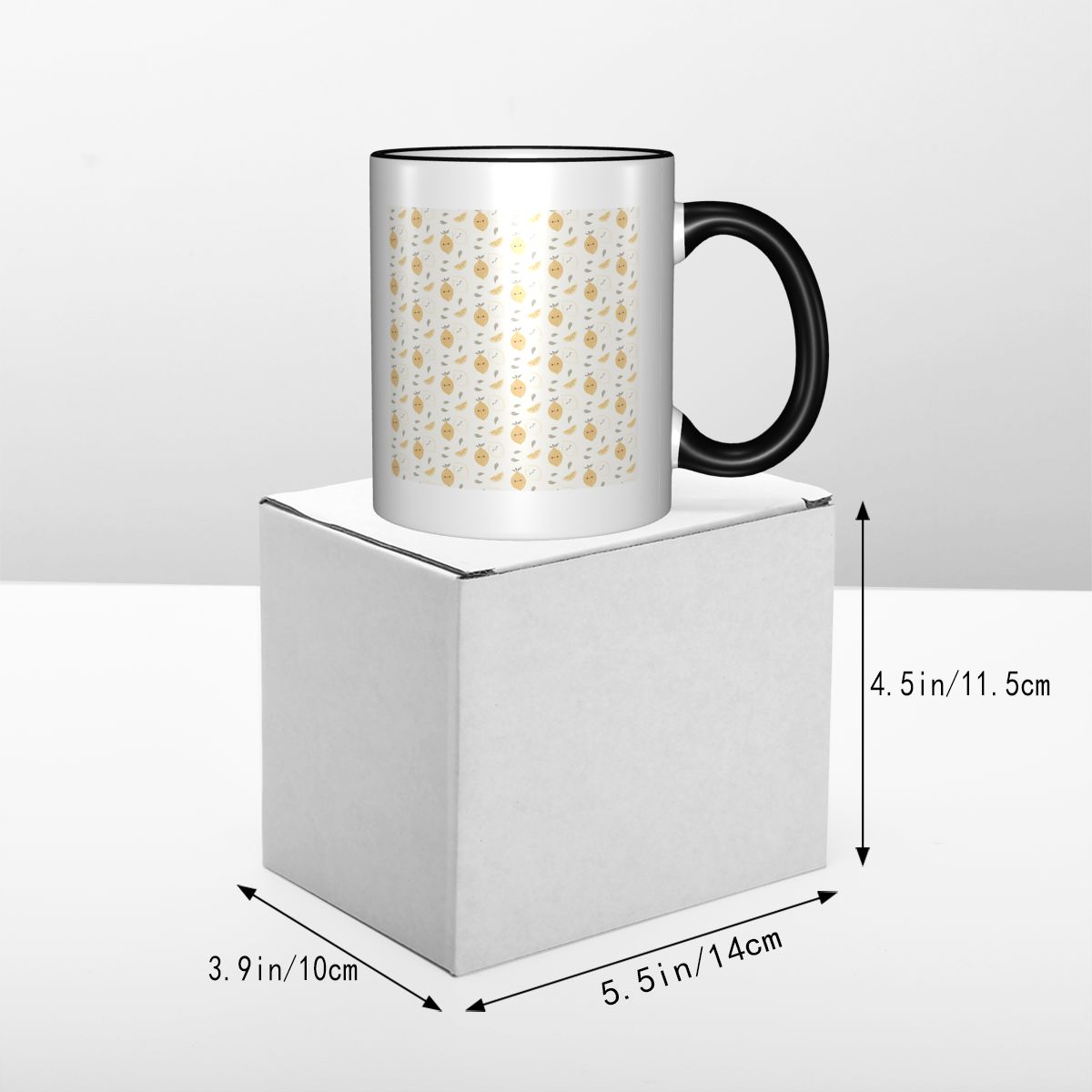 Caneca com Padrão de Limão Eng - Lemon Tea Coffee avaliação e preço