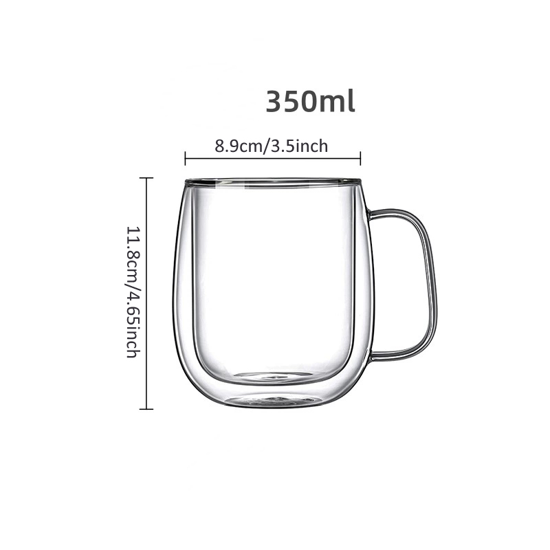 Copo de vidro de parede dupla  - Lemon Tea Coffee avaliação e preço