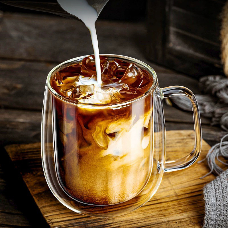 Copo de vidro de parede dupla  - Lemon Tea Coffee avaliação e preço