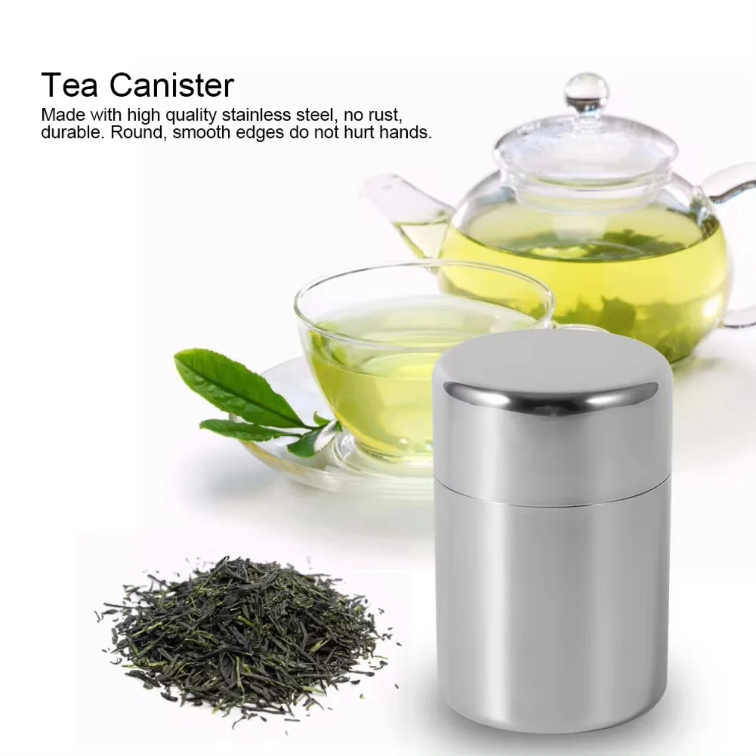 Latas de folhas de chá de aço  - Coffee Tea Sugar avaliação e preço