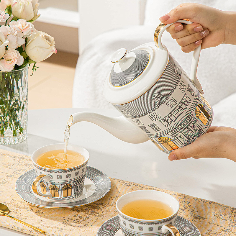 Copo arquitetônico e pires can - Coffee Tea Sugar Set avaliação e preço