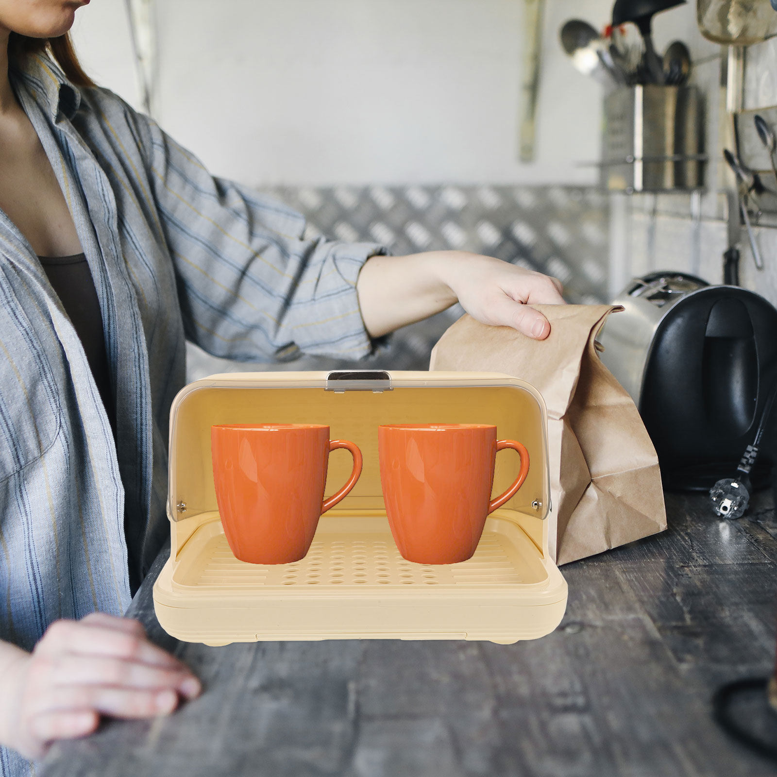 Organizador de Copos para Mesa - Coffee And Tea Glass avaliação e preço