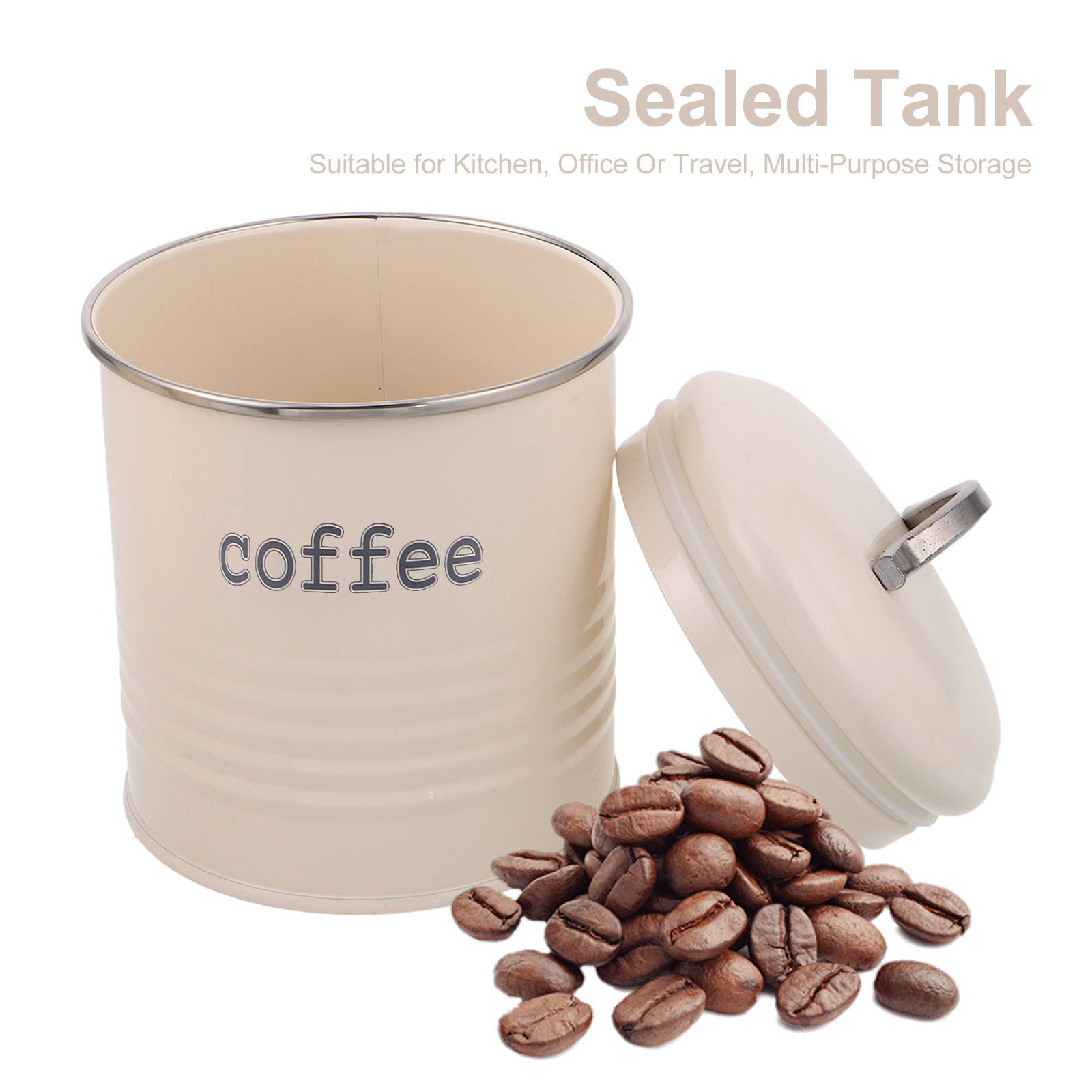 Conjunto de 3 Recipientes Herm - Coffee Tea Sugar avaliação e preço