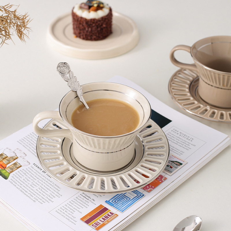 Luxo cerâmica xícara de café p - Coffee Tea Sugar Set avaliação e preço